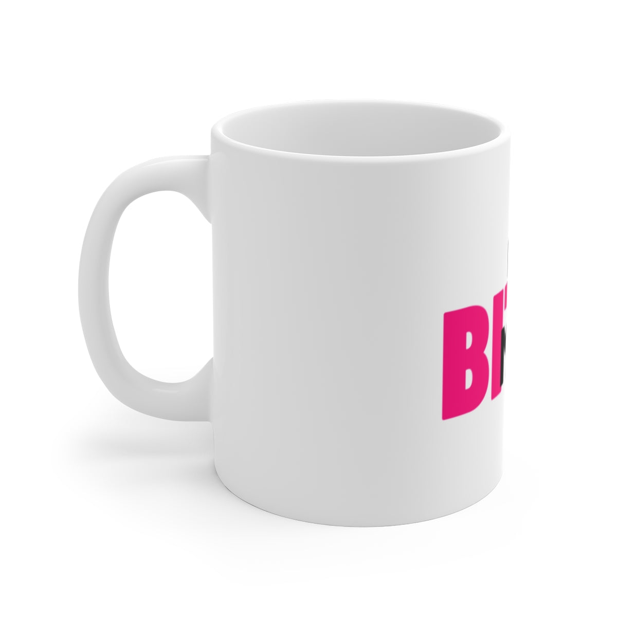 Hot Bitch Mom Mug — Black Logo - View 2