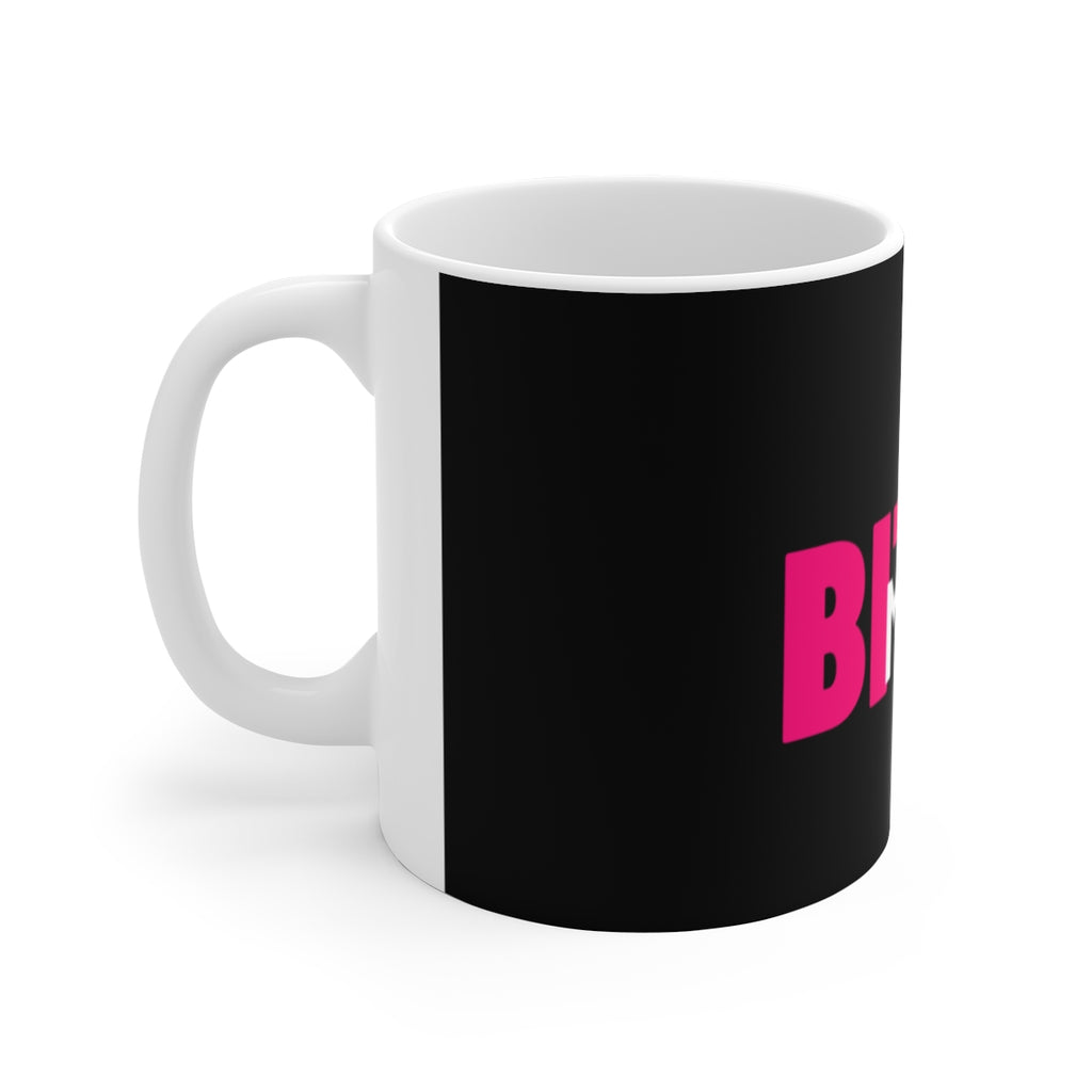 Hot Bitch Mom Mug — White Logo - View 2