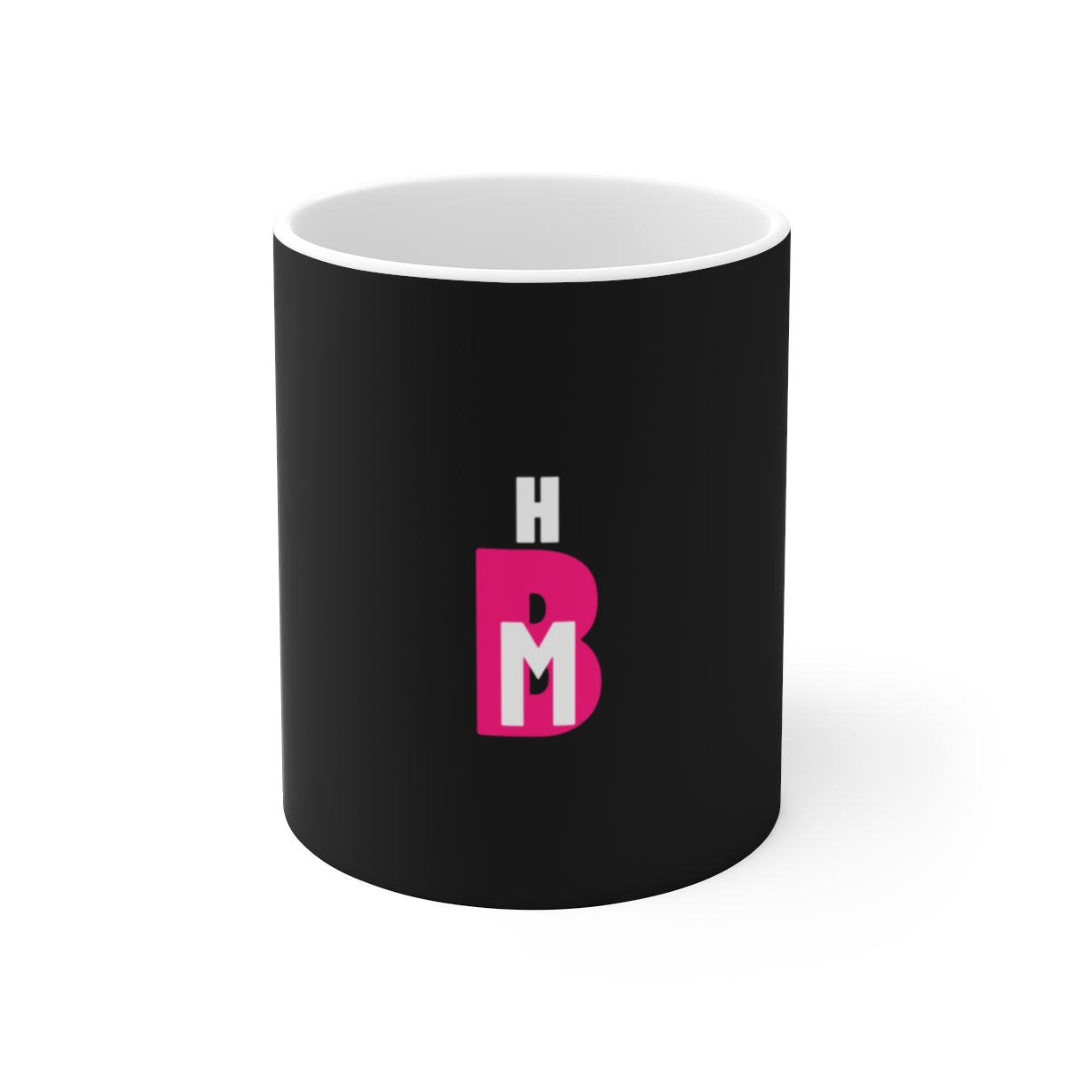 HBM Mug — White Logo - View 1