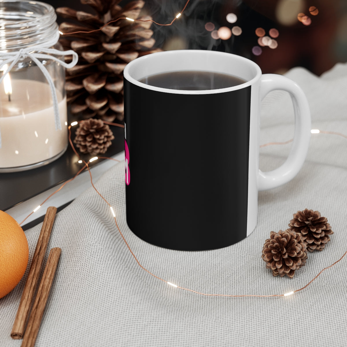 HBM Mug — White Logo - View 4