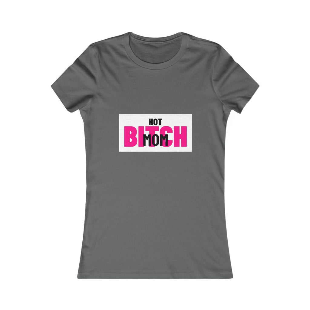 Hot Bitch Mom Sweatshirt — Black Logo - View 4