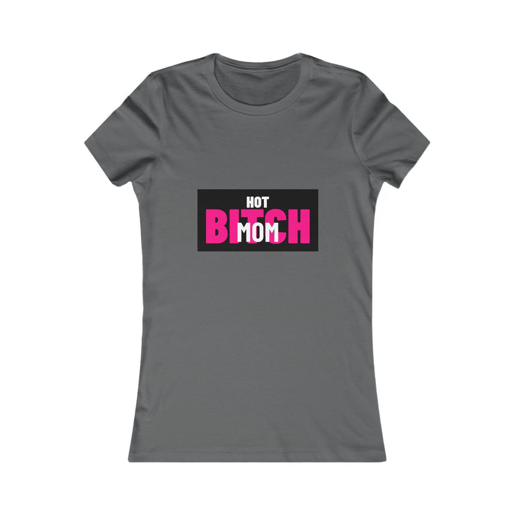 Hot Bitch Mom Sweatshirt — White Logo - View 4